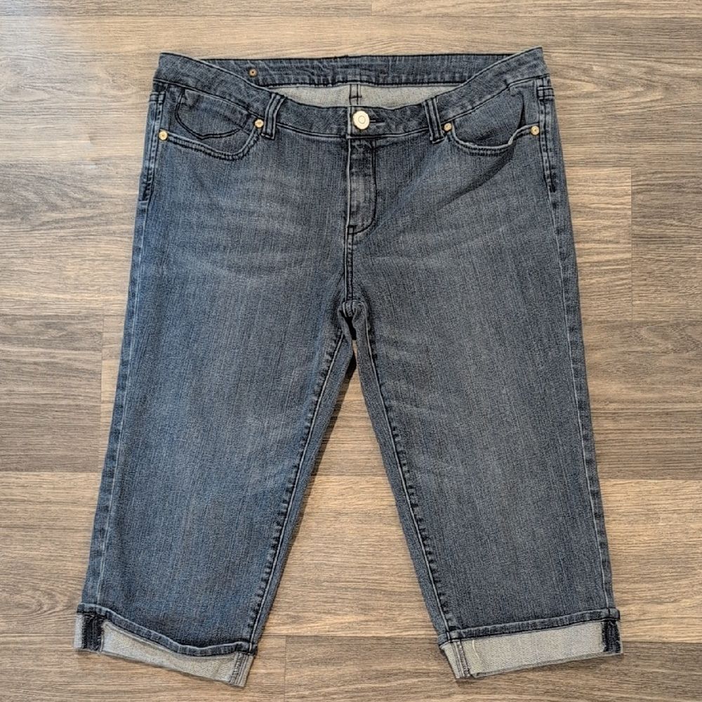 Vigoss Dark Blue Cropped Women's Jeans